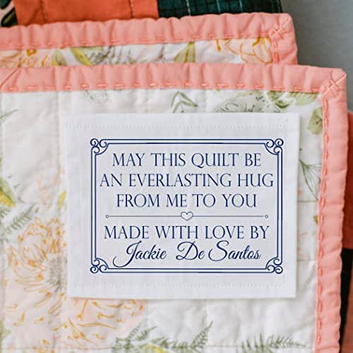 Amazon.com: Everlasting Hug Quilt Labels - Personalized Quilt Lables ...