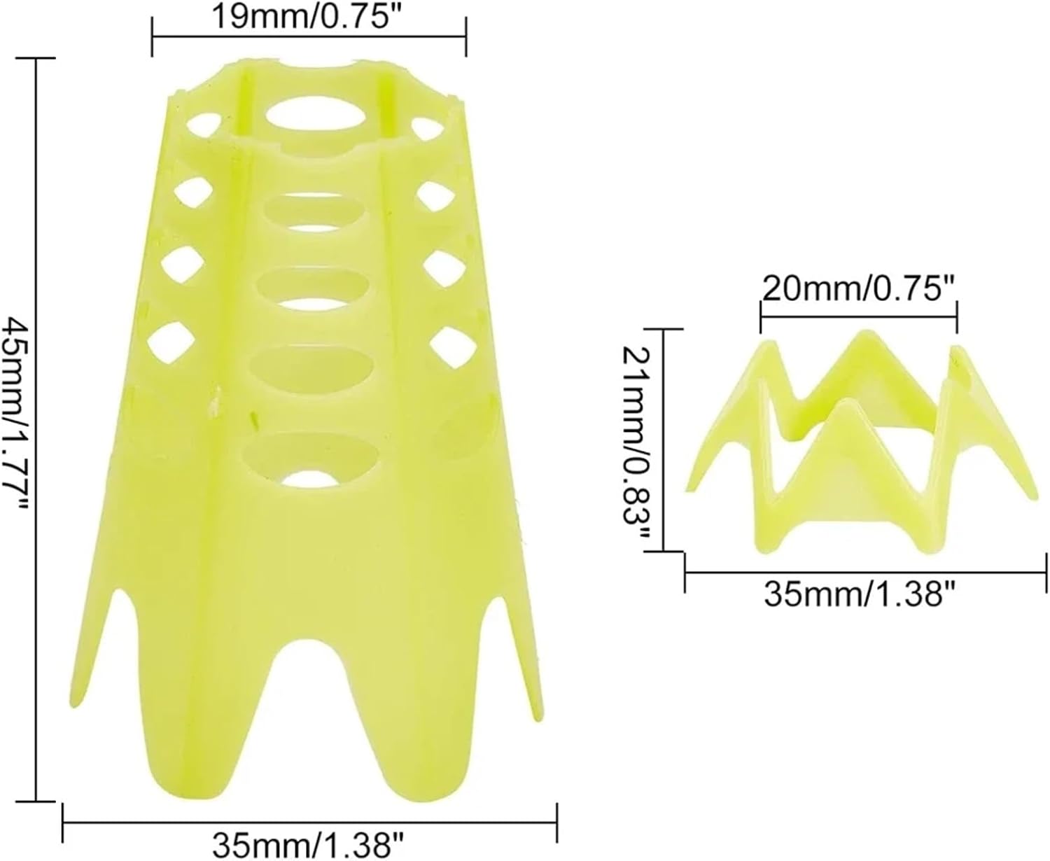 Golf Simulator Tees 50 PCS Plastic Golf Tees Simulator for Outdoor Indoor Practice Training