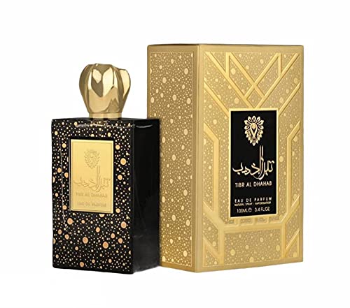 Lattafa Perfumes Tibr Al Dhahab EDP Perfume By Ard Zaafaran: 100ml High End Special Rich Premium Fragrance