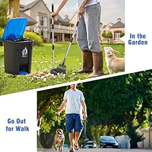 Pooper-Scooper-Large-BinMetal-Rake-Tray-for-Large-Small-Dogs-Non-Breakable-Dog-Poop-Scooper-with-20-Waste-Bags-Easy-to-Clean-Pet-Waste-Use-on-Grass-Dirt-or-Gravel-Pet-Supplies - Cucciolini Doodles   Pooper-Scooper-Large-BinMetal-Rake-Tray-for-Large-Small-Dogs-Non-Breakable-Dog-Poop-Scooper-with-20-Waste-Bags-Easy-to-Clean-Pet-Waste-Use-on-Grass-Dirt-or-Gravel-Pet-Supplies