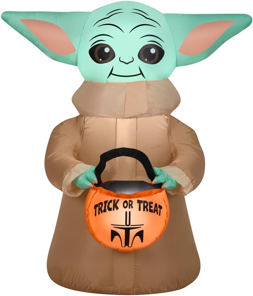Airblown Inflatable The Child w/Treat Sack Star Wars, 3.5 ft Tall, Brown