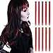 RINBOOOL Red Hair Extensions Clip in, 22 Inch 10 Pcs Long Straight Colored, for Kids Girls Women Highlight Party, Synthetic