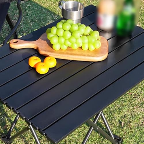 Table de camping en acier en carbone portable haute capacité et pliante pour l'extérieur - 4