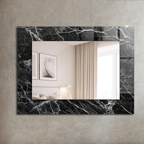 Miroir rectangulaire moderne idéal pour déco murale salon et chambre - 3
