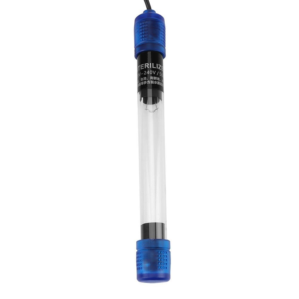 Fdit Uv Lámpara De Tanque De Peces Lámpara Esterilizador Lámpara Bactericida Luz Para Tanque De Acuario 220-240V Uv De 5W 7W 9W 11W 13W(Uv-7)