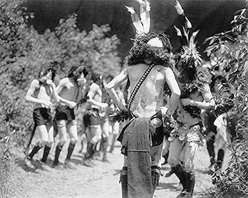 Navajo Men Yebichai Ritual Edward S. Curtis 11x14 Photograph Photo Print