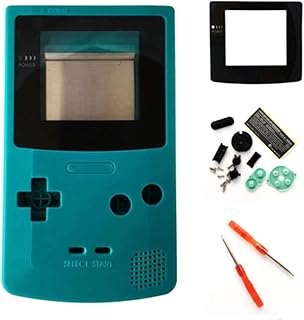 Replacement Full Housing Shell Case Cover For Nintendo Gameboy Color GBC - Teal
