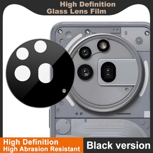 Image of 4youquality Back Camera Lens Protector Compatible with Nothing Phone 3A Pro (1 Pack) | 9H Tempered Glass Camera Guard | Military-Grade Anti Scratch Protection | Ultra Clear HD Lens Film | Bubble-Free Easy Installation | Case Friendly