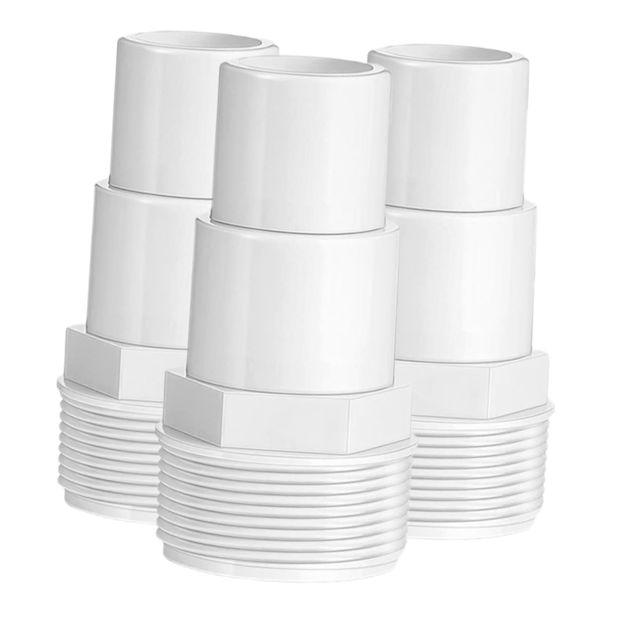 INOOMP 15piezas Adaptador De Conexión para Bomba De Piscina Conector De Manguera Rosca Accesorios Duraderos para Filtración De Piscinas Fácil Instalación y Uso