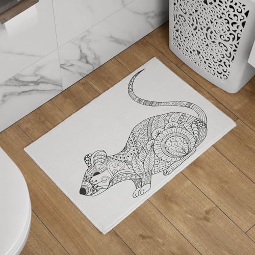 Alfombra de cocina antideslizante de gran tamaño ideal para el baño y exterior 2