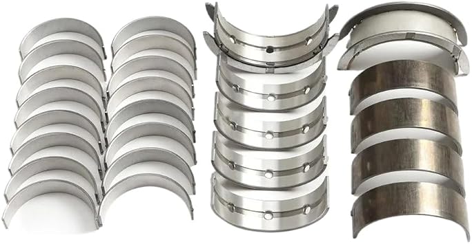 Main And Rod Bearing Set For 4.4L V8 Gas 4.4T Engine Compatible With ALPINA WIESMANN B5 B6 B7 5 6 7 X5 X6 GT MF4 2007-20240.5