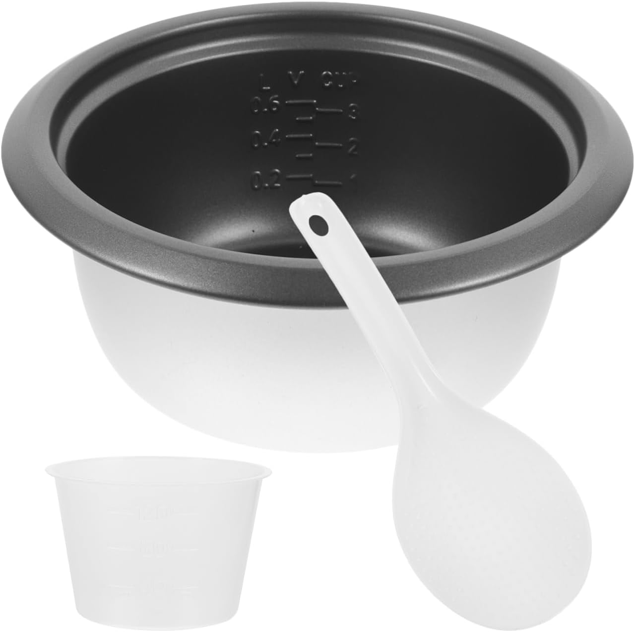 Universal Vintage Rice Cooker Inner Pot, 1.5L Non-Stick Aluminum Liner, Compatible Replacement Pot for Cookers Home Use