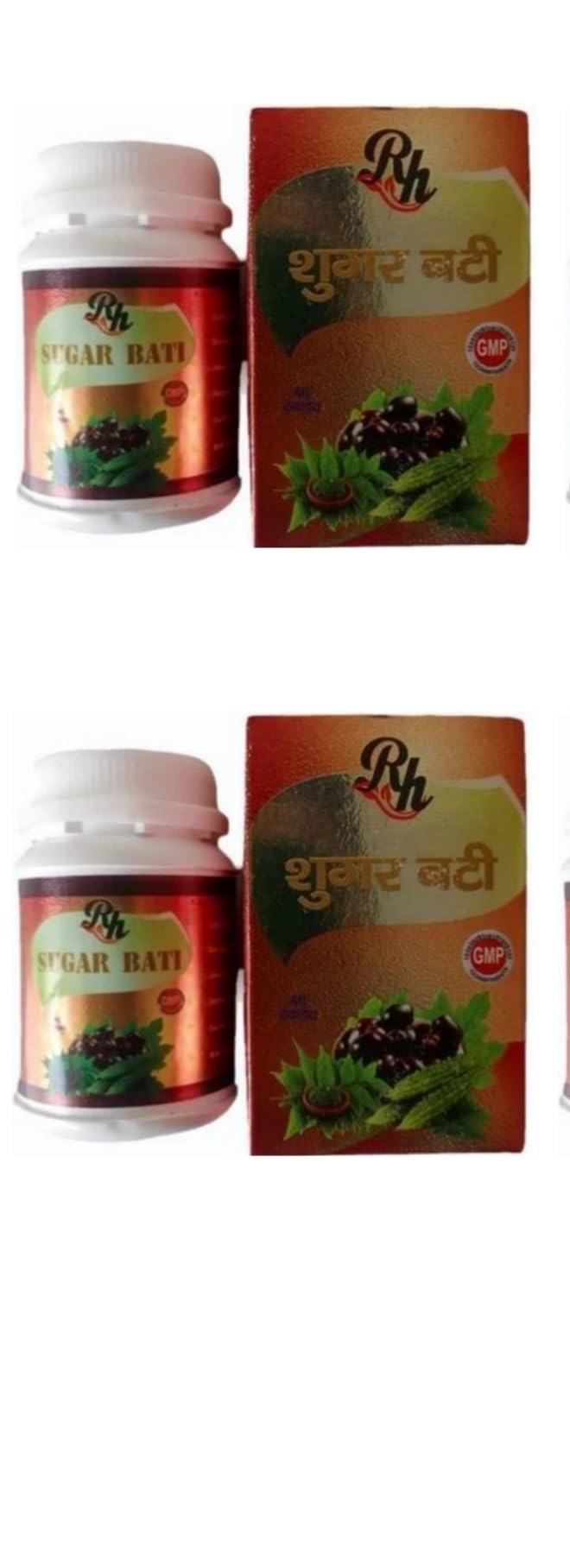Riddhi Harbals Sugar Bati Tablet | 100% Ayurvedic Herbal Supplement | Jamun, Karela, Methi, Gudmar & Amla | Safe & Effective Natural Blood Sugar Support – 40 Tablets Each (Pack of 2 Bottles)-image-4