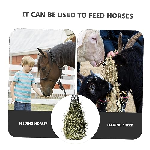 NOLITOY Saco De Malha De Feno Para Alimentação De Cavalos Saco De Malha Alimentador Saco De Feno De