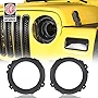 Hooke Road 7inch Headlight Mount Bracket Retainer Ring Replacement Compatible with Jeep Wrangler TJ 97-06