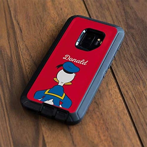 Skinit Decal Skin Compatible with OtterBox Defender Galaxy S9 - Officially Licensed Disney Donald Duck Backwards Design