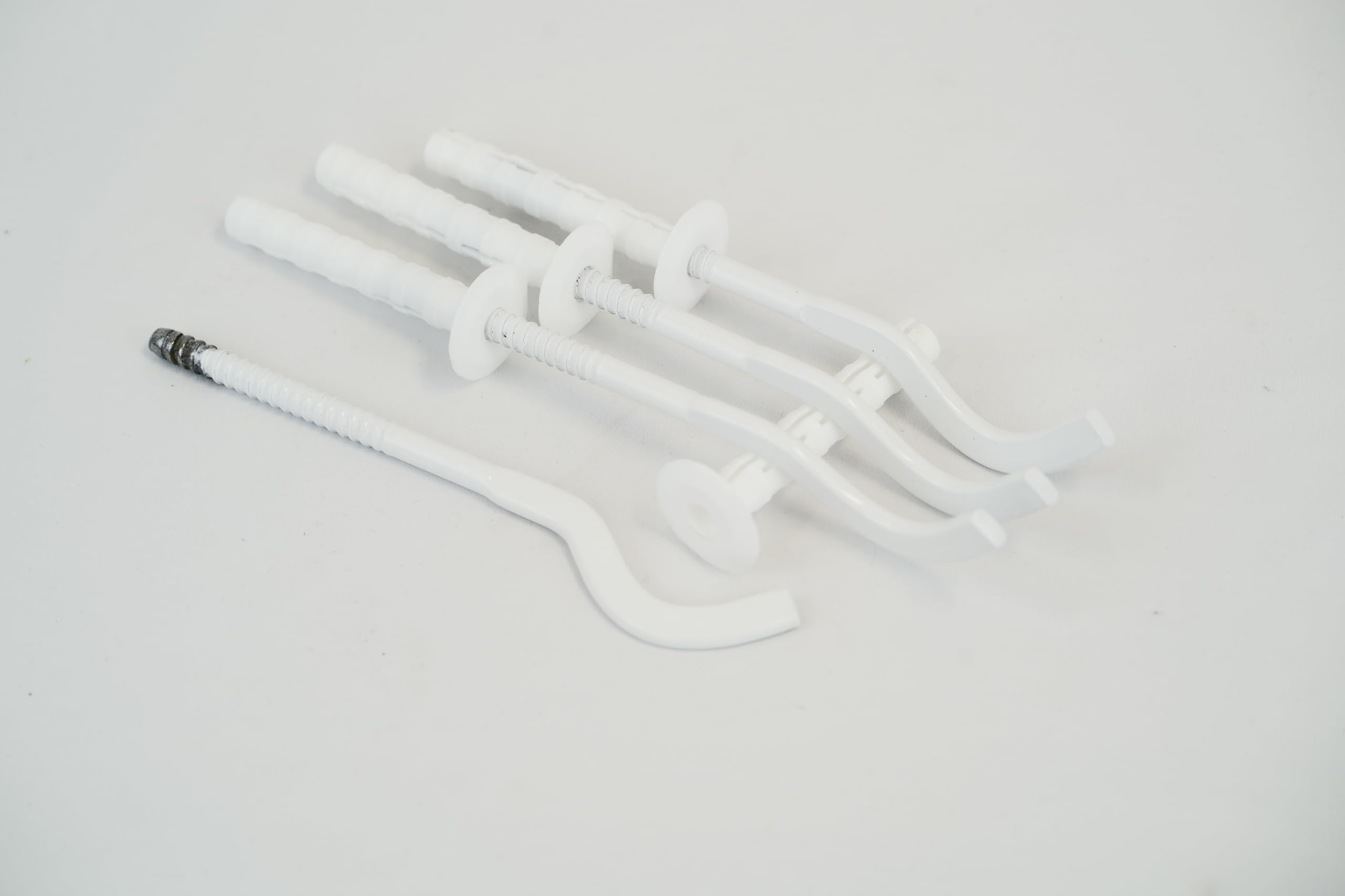 Set di 4 Supporti Universali per Radiatori Bianchi con Kit di Fissaggio Incluso