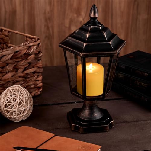 1 pacote de velas de pilar de cera de abelha de 7,6 x 7,6 cm, queima de 50 horas, sem fumaça, vela d