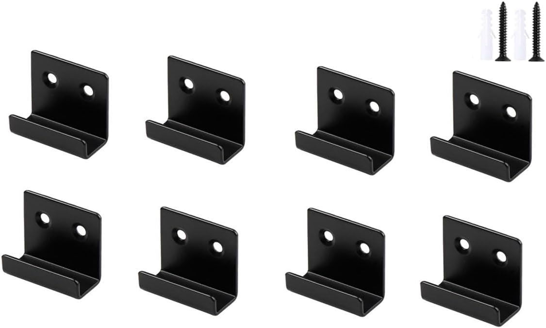 8 Pieces of Stainless Steel Tile Hanging Code Heavy Duty Wall Mounting Bracket, Photo Frame Wall Tile Hanger, Display Rack Steel Hook Buckle