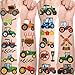 Produktbild Traktor Tattoos für Kinder,10 Blätter Bauernhof Fahrzeug Kindertattoos Hautfreundlich Set Temporäre Tattoos zum Aufkleben,Mitgebsel Kindergeburtstag Geschenke Party Deko Traktor Spielzeug Tattoo Kinde