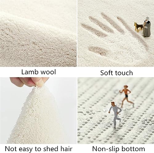 ABC Runder Alphabet-Teppich für Kinder, weicher Plüsch, Lernspiel, Krabbelmatte, rutschfester Bodenkissen