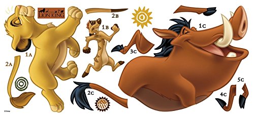 Roommates Rmk1922Gm The Lion King Peel And Stick Giant Wall Decals #TOP1