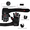 QINGLER-Punch-Bag-Boxing-Martial-Arts-MMA-Sparring-Grappling-Muay-Thai-Taekwondo-Training-PU-Leather-Wrist-Wraps-Gloves-Half-Mitts-UFC-Training-Boxing-for-Women-Men-Kids-X-Small-Size-Black QINGLER Punch Bag Boxing Martial Arts MMA Sparring Grappling Muay Thai Taekwondo Training PU Leather Wrist Wraps Gloves Half Mitts UFC Training Boxing for Children Kids XX-Small Size Black