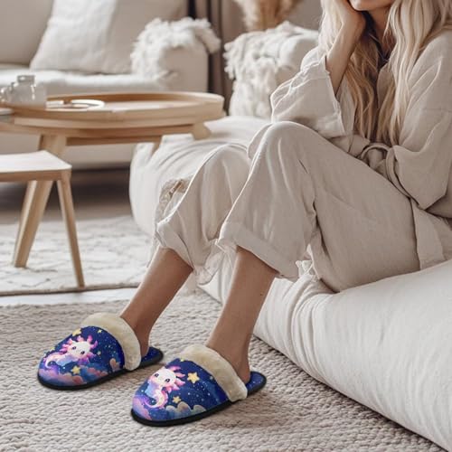 FOR U DESIGNS Christmas Slippers Comfy House Slippers for Women Girls Indoor Fuzzy Slippers Winter Warm Home Slippers4