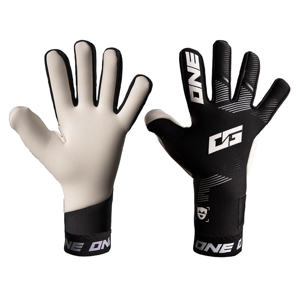ONE OG1 Midnight MD Goalkeeper Gloves | Dubravka SMU | Special Blackout Durbavka | Negative Cut | 4mm Pro Grade Contact Latex |