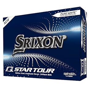 Srixon Q-Star Tour 4 – Docenas de Pelotas de Golf – Rendimiento y Potencia – 3 Piezas – Uretano – Accesorios de Golf Premium y Regalos de Golf