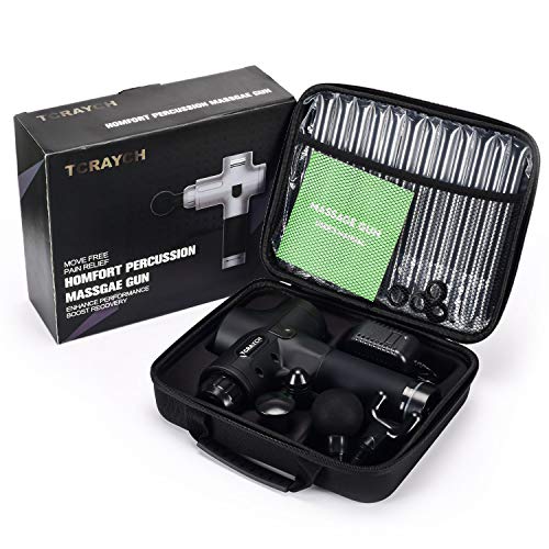 20 Speeds Massage Gun with Touch Screen, Cordless Handheld Deep Tissue Muscle Massager, Chargeable Percussion Device Super Quiet - Thumbnail 5