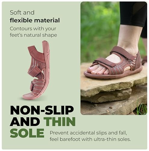 HF Baresandals III – Outdoor & Lightweight Barefoot Sandals for natural foot movement, Adjustable Fit Unisex With Zero Drop Flexible Sole 5