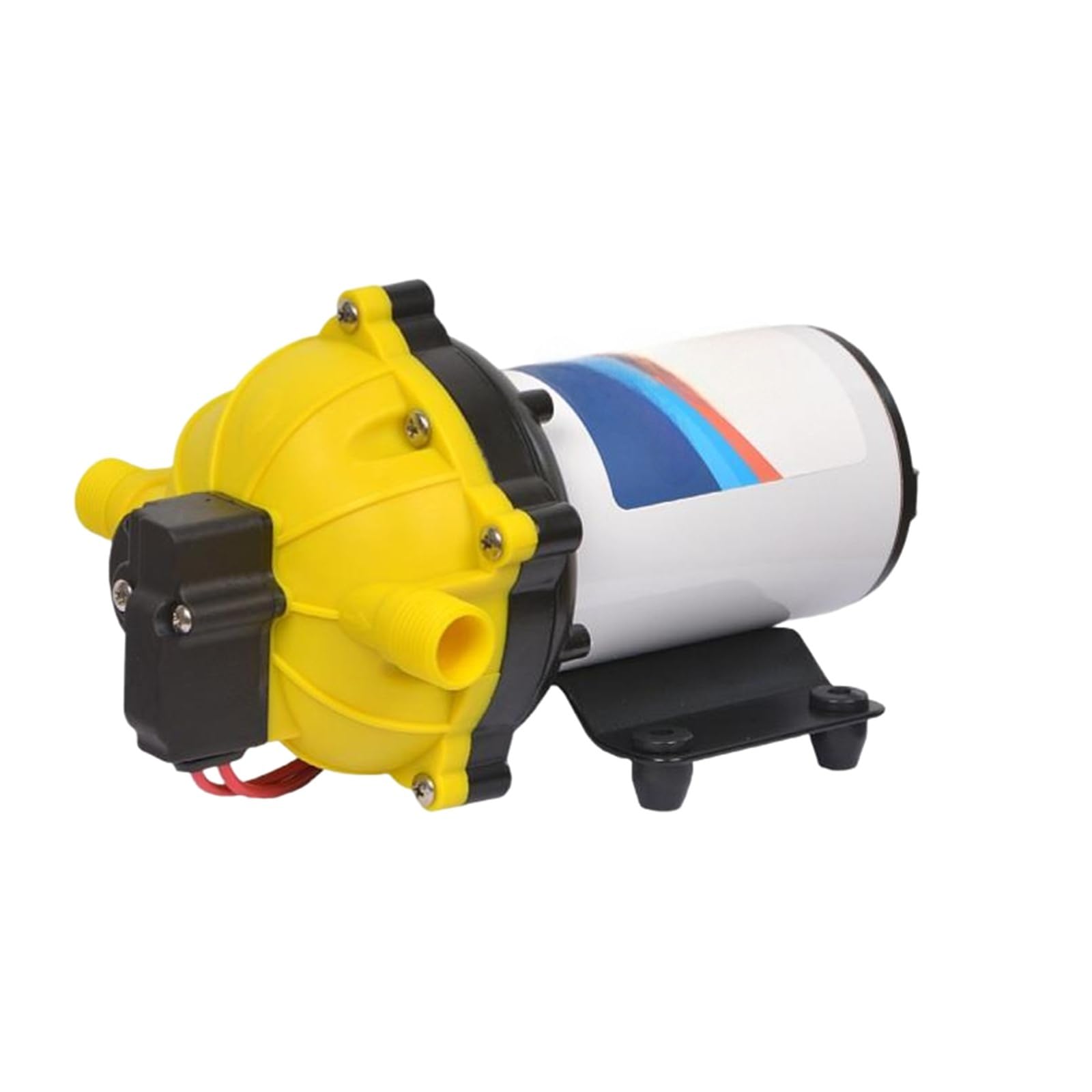 Xipsbjwf 12V 24V High-Pressure Portable Spray Car Wash Rinse Diaphragm Pump Compact Dc Electric Self-Priming For Yacht Drainage Diaphragm Pump(12V)