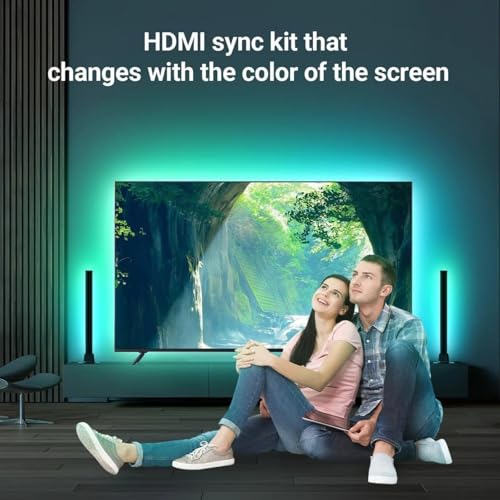 Image of APEX Hdmi Sync TV Backlight + Bar Light for All TV Size(Upto 90 Inches) || 1 Year Full Warranty