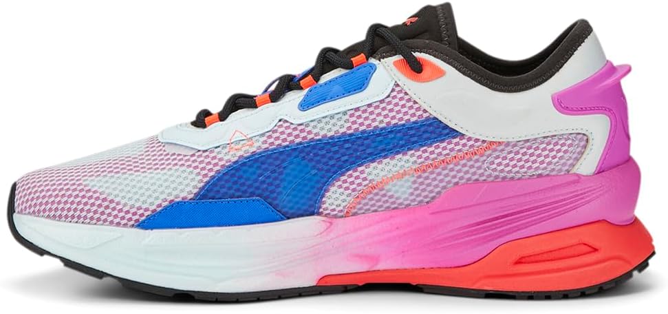 PUMA Mens Extent Nitro Ultraviolet Lace Up Sneakers Shoes Casual - Pink, White