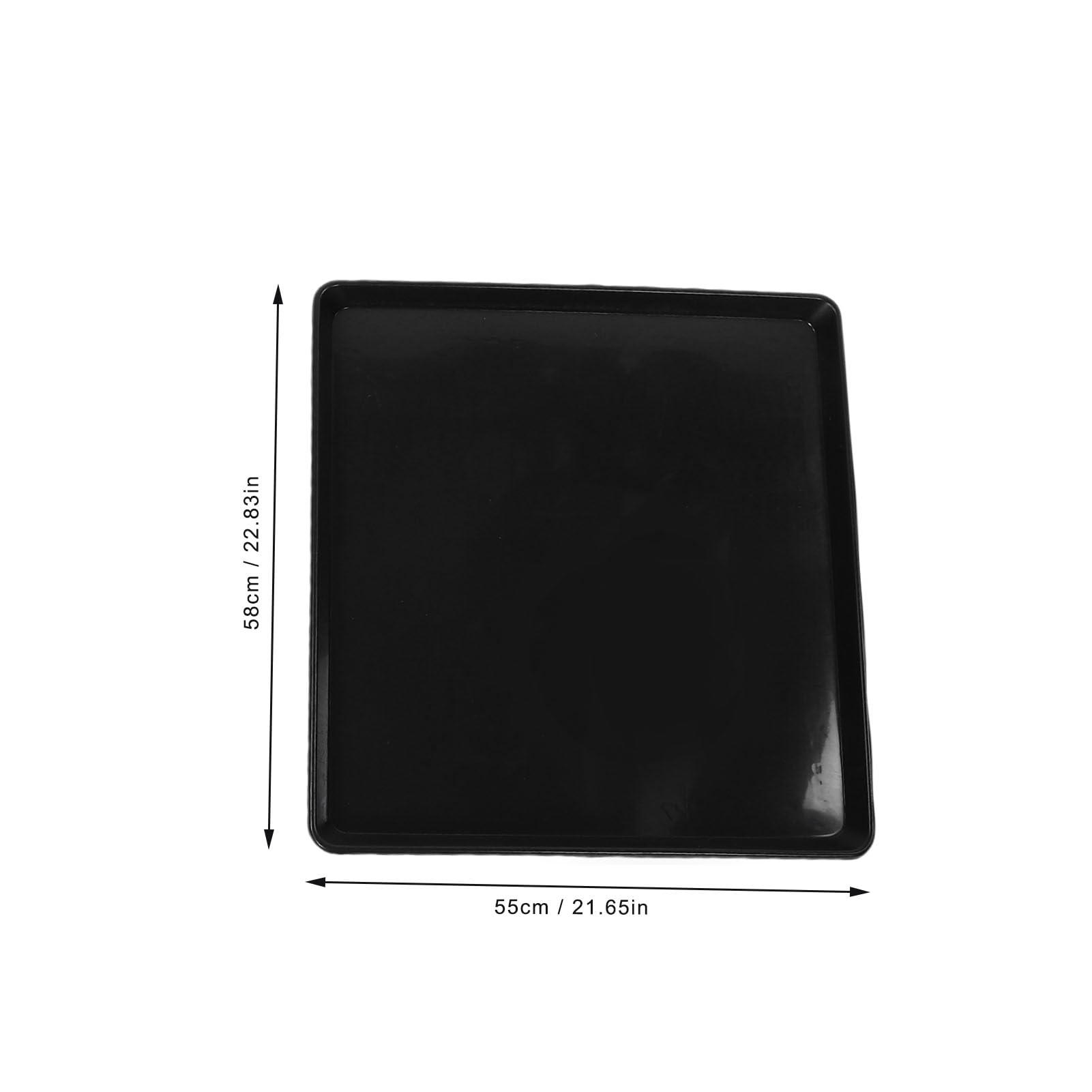Taca na klatkę dla Psa, Plastikowa Miska Zamienna do Budy dla Zwierząt, łatwa w Czyszczeniu Mata do Bagażnika 58x55cm, Trwała Taca na Psy i karmę