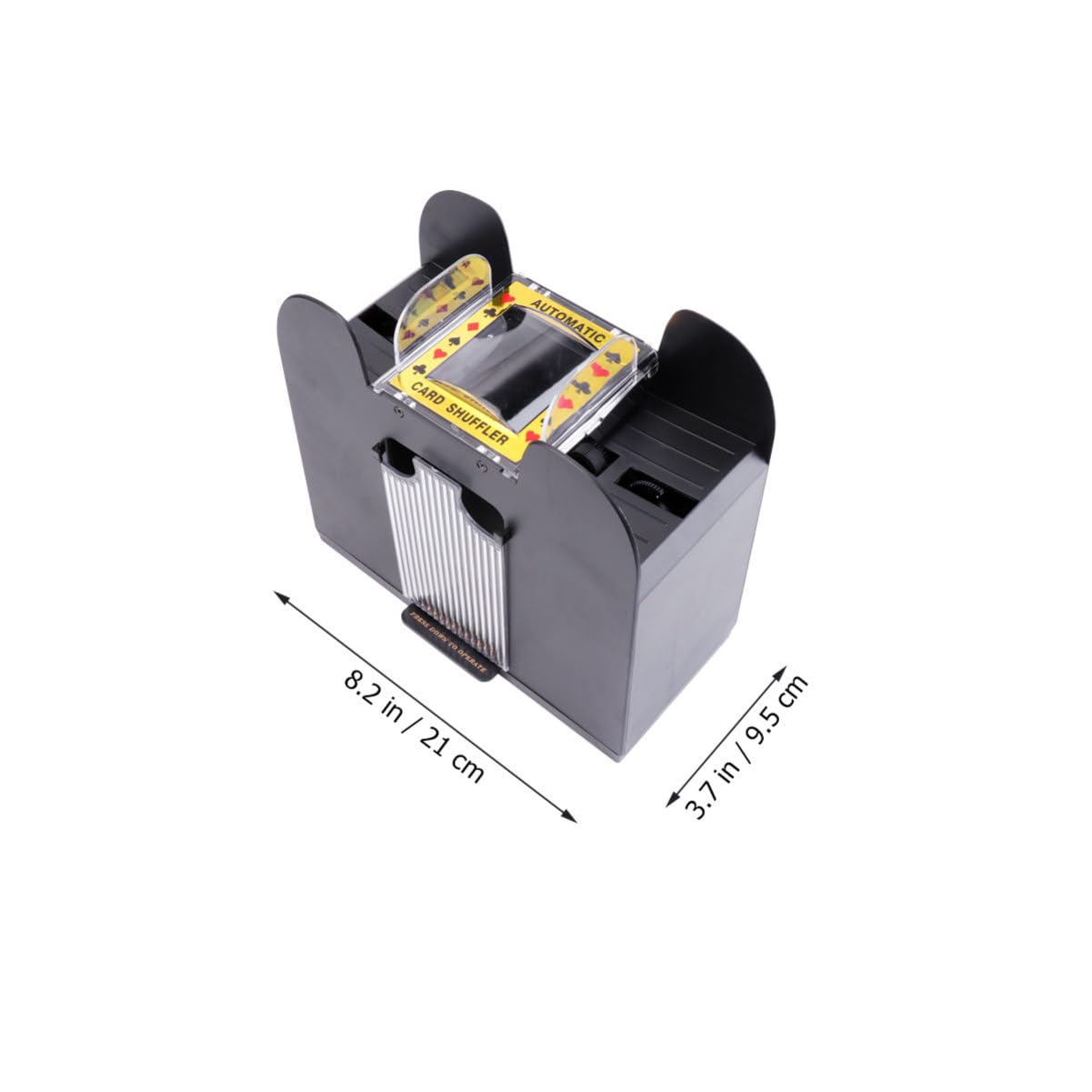 BESTonZON Electric Card for Poker Bridge Games Auto Card Machine Easy Push Button No Batteries Required