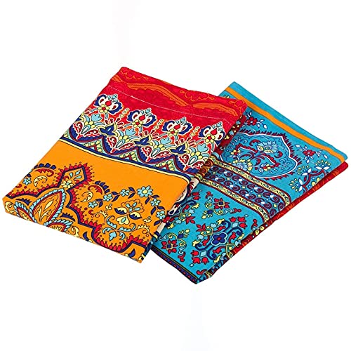 Djy Boho Sheets Set Queen(4 Pcs) Boho Colorful Tribal Striped Bed Sheets 14 Inch Deep Pocket Ethnic Fitted Sheet Bohemian Flat Sheets 2 Pillowcases thumb #4