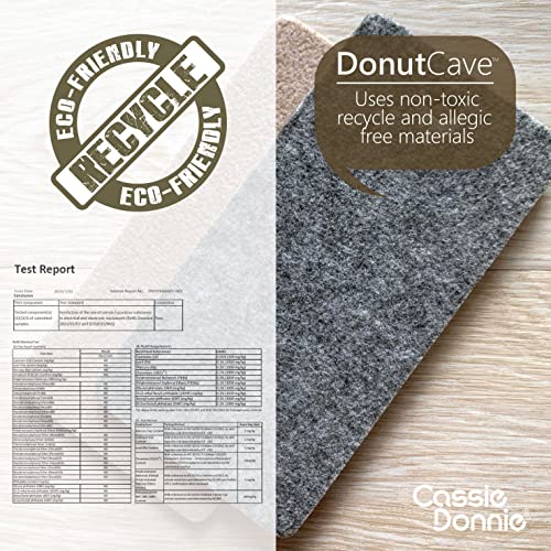 Cassiedonnie Premium Cat Bed Cave Tunnel Hiding Places For Indoor Cats (Large) Houses & Condos. Washable 100% Nontoxic Eco-Friendly. Spacious For 2 Cats #TOP3