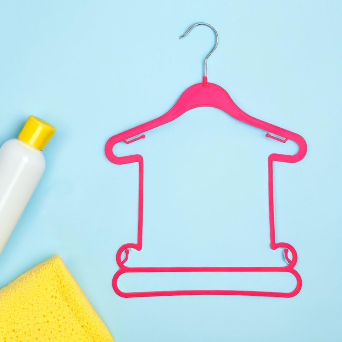 10pcs Plastic Clothes Hangers Suit Hangers Swimsuit Organizer Non-Slip Coat Display for Boys and Nursery Closet