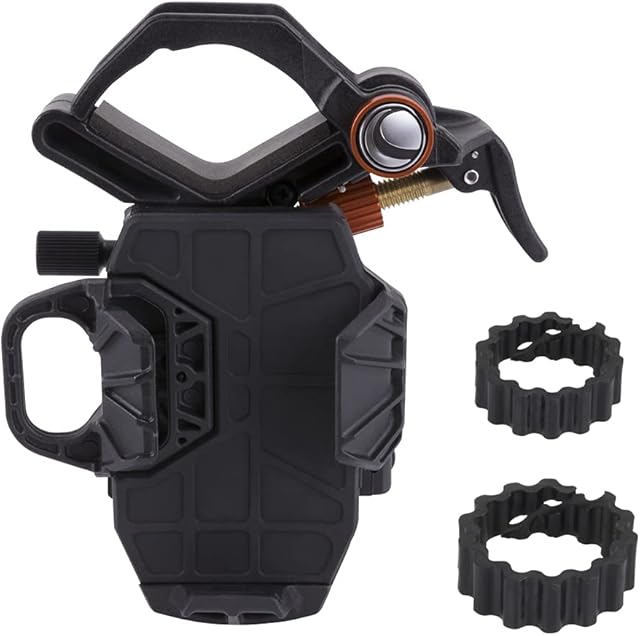 Celestron 81055 NexYZ - 3-osiowy uniwersalny adapter do smartfona Celestron NexYZ o opatentowanej konstrukcji do teleskopów, lunet obserwacyjnych, lornetek, mikroskopów jedno- i dwuokularowych, czarny