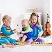 Lukmaa 6 Pcs Xylophone for Kids Wooden Xylophone with Mallets Musical Instrument Wood Baby Percussion Kit Christmas Birthday Gifts for Boys Girls Educational Preschool Instruments Toddler Toys