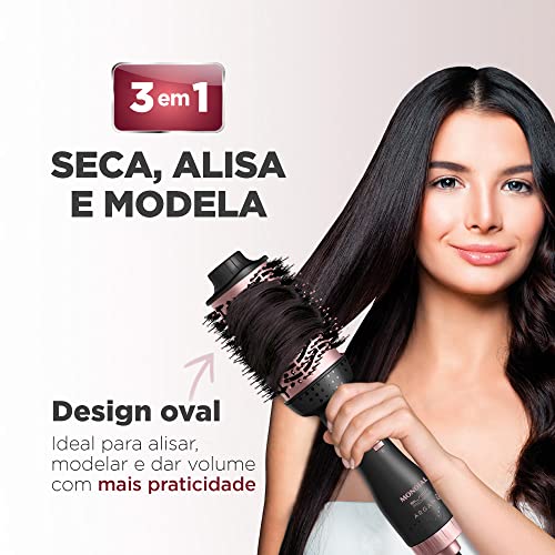 Escova Secadora, Mondial, Preto/Golden Rose, 1200W, 110V - ES-14