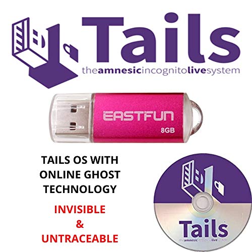 Stop Big Brother With The New Latest Edition Of Tails Latest Version Anonymous Fast Live Operating System 8GB USB Drive Plus 1 Free DVD Linux Boot + Persistence