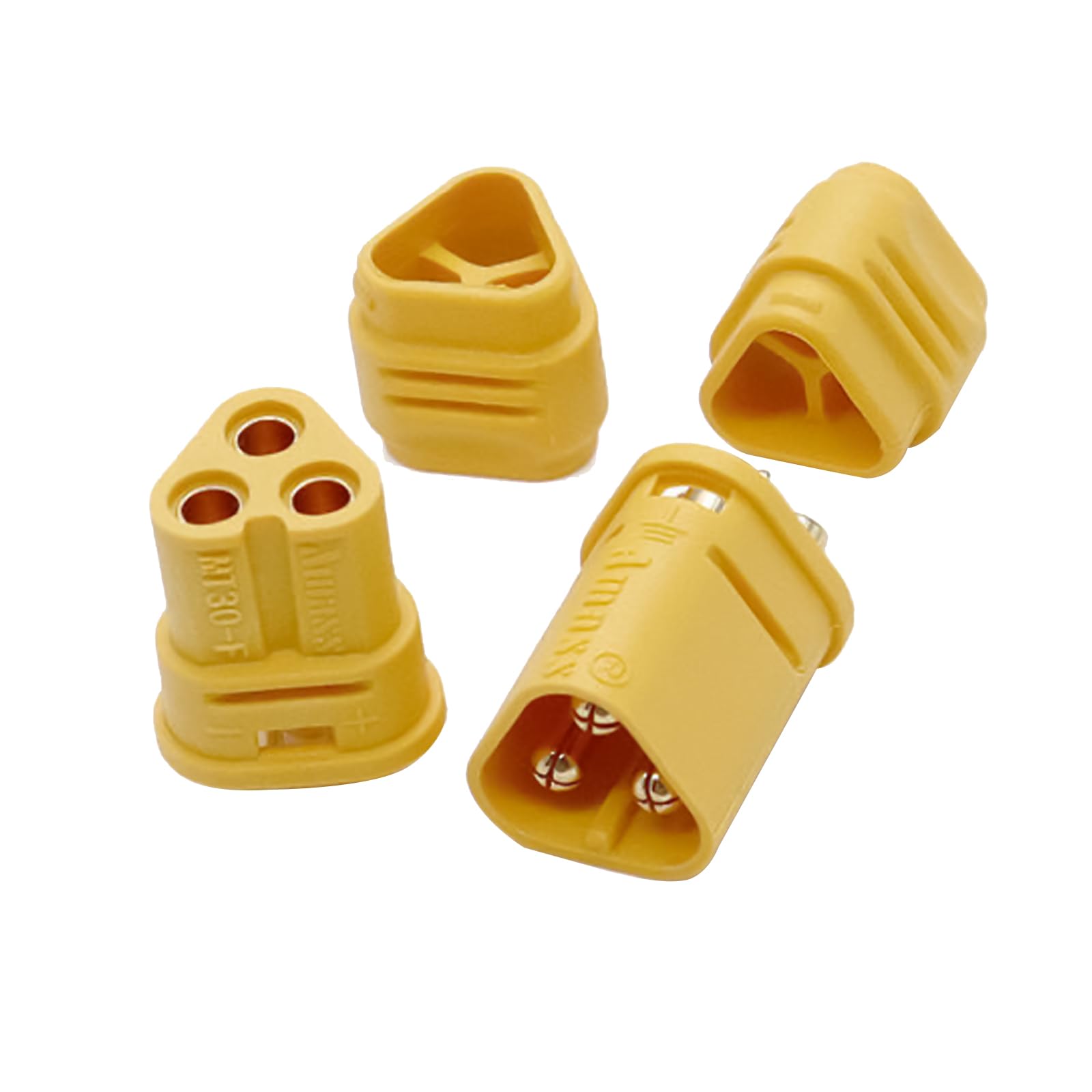 10pairs Amass Amass MT30 Plug Connector 2mm 3-pin Connector Motor Bullet Plug for RC ESC Lipo Battery