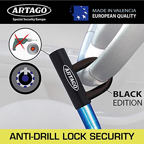 ARTAGO 582/B Antifurto Auto Bloccasterzo Volante Sedile, Armatura Articolata, Universale - 6