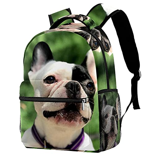 Sac à dos bouledogue français pour l'école et les sorties des enfants
