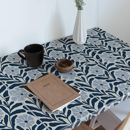 Autocollant décoratif fleurs peintes Wallfluent rouleau adhesif 100x50 cm - 4