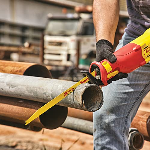 Starrett Multi Purpose Reciprocating Saw Blade - 5 Pieces B610-5 Bi-Metal 150 mm/6" Inch 10TPI Unified Shank - Compatible with Bosch Dewalt Makita & Many Others 3 Starrett Multi Purpose Reciprocating Saw Blade - 5 Pieces B610-5 Bi-Metal 150 mm/6" Inch 10TPI Unified Shank - Compatible with Bosch Dewalt Makita & Many Others - Image 3