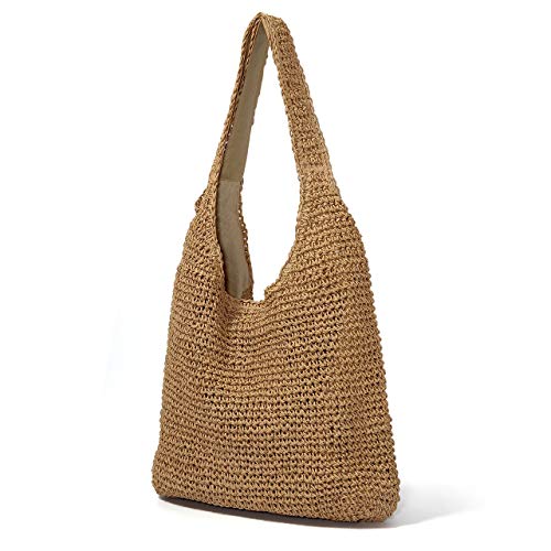 Bolso Tote de Playa Grande Tejido a Mano para Mujer miniatura 3